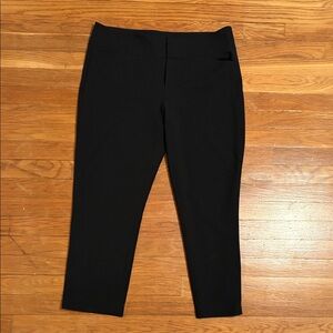 Lafayette 148 New York Black Ankle Length Petite Trousers
